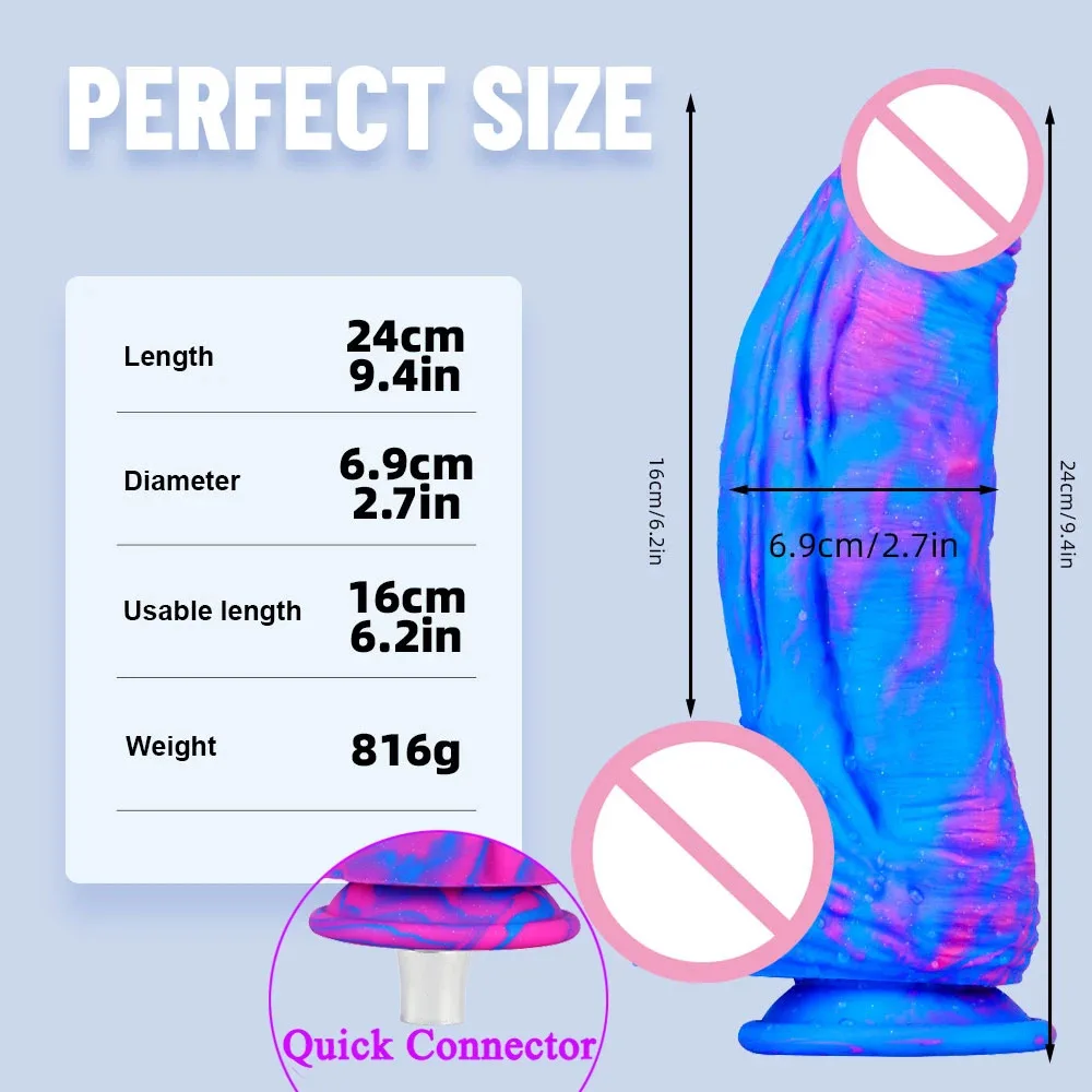 FREDORCH Sex Machine Attachment VAC-U-Lock Dildos Suction Cup Sex Love Machine for Woman Sex Products for Female G-Spot Sexy view 5