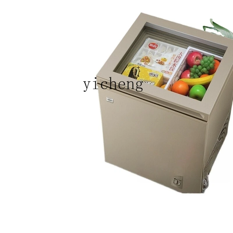

ZC118L Freezer Household Small Refrigerated Frozen Fresh-keeping Horizontal Freezer Frost-free Ice Cream Cabinet