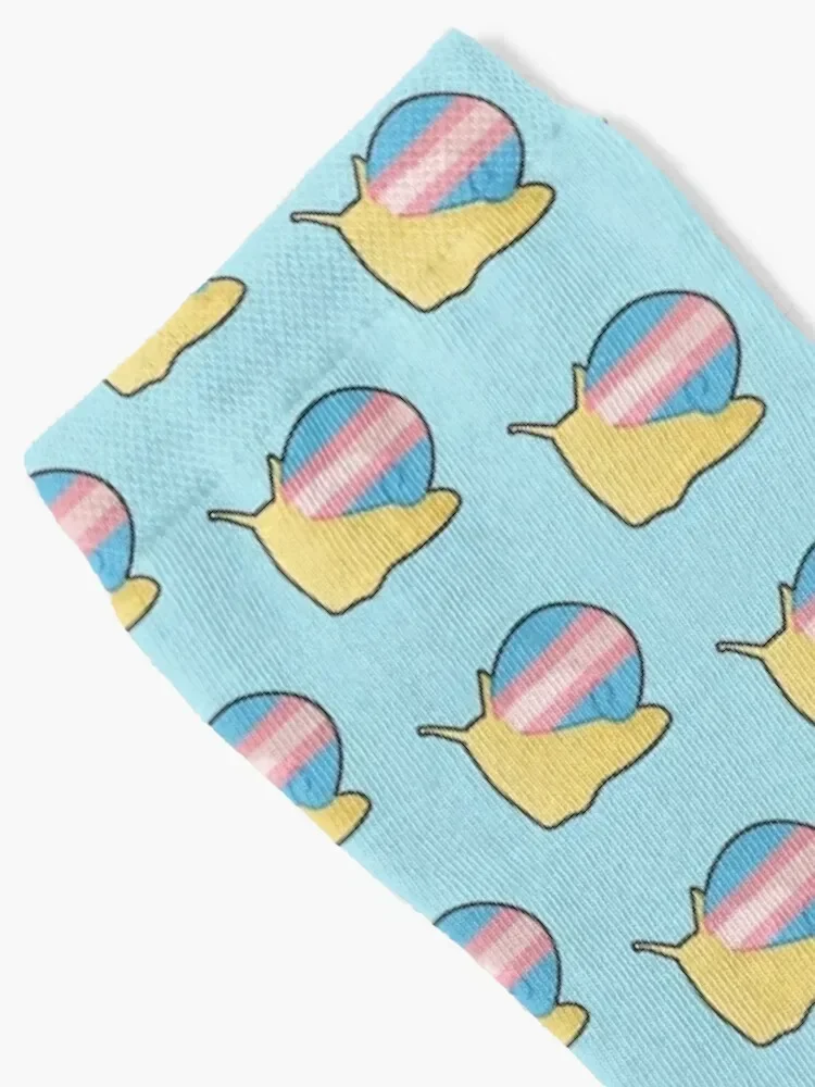 Transgender snail pride Socks with print Run Socks Men Women's