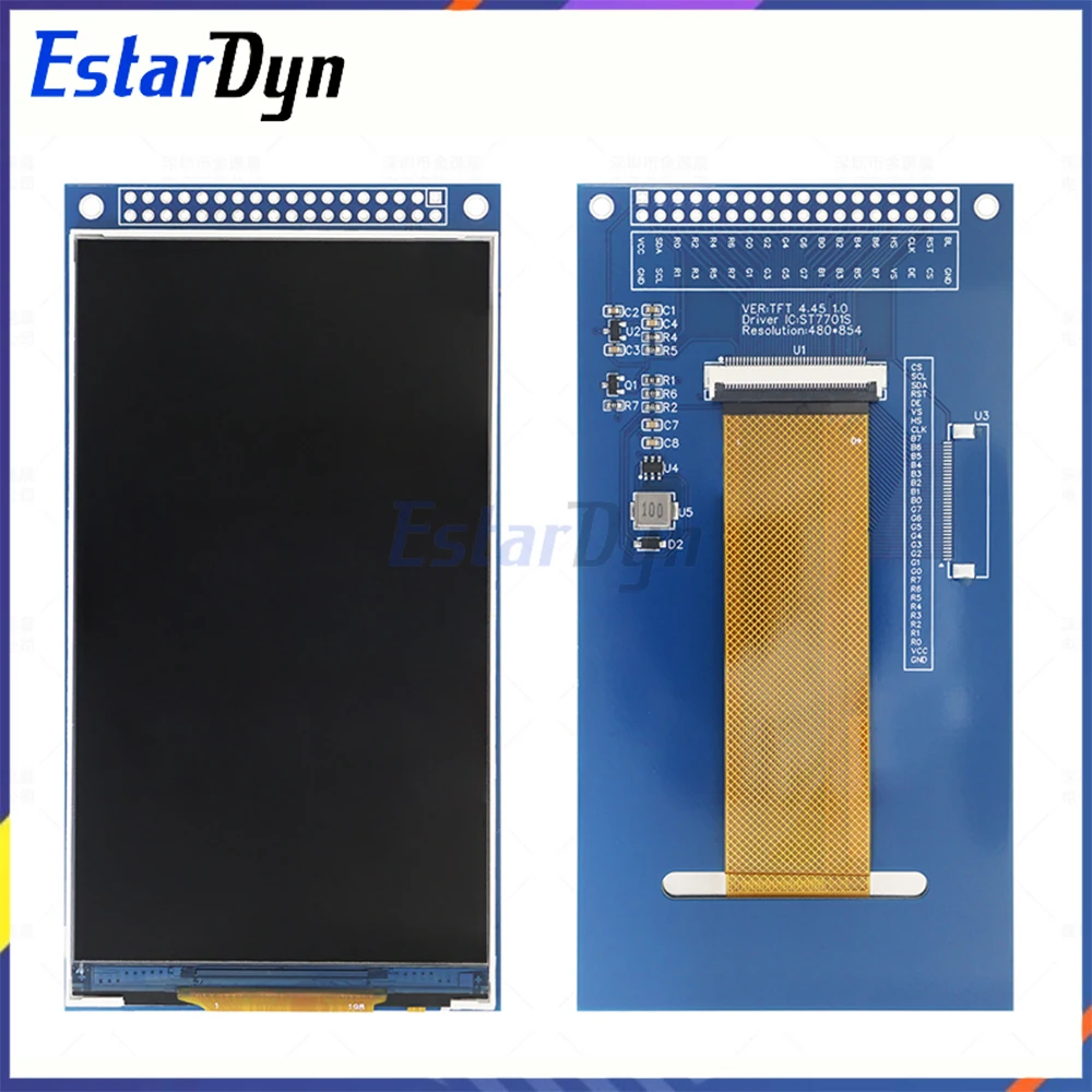 Estardyn 4.45-inch TFT LCD screen ST7701 small display 480x854 RGB module with color LCD image 2