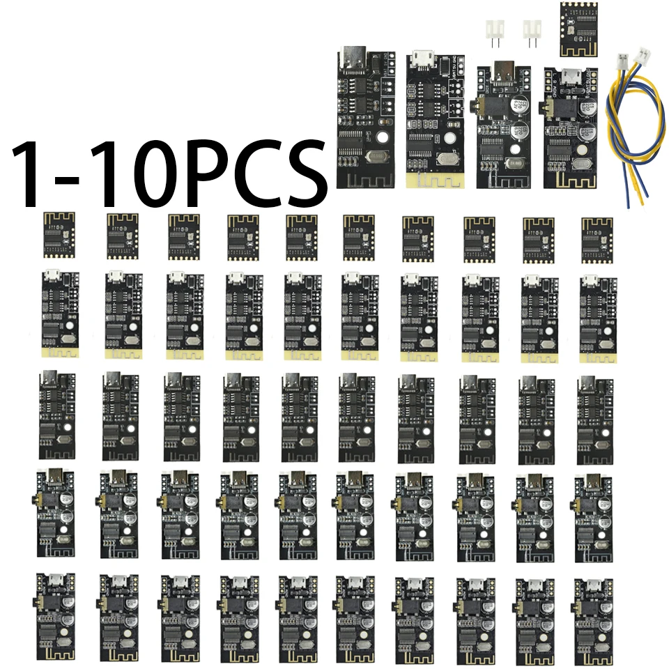 1-10PCS MH-MX8 M18 M28 M38 MP3 Decoder Board Bluetooth-compatible 4.2 Audio Modul Stereo DIY Refit