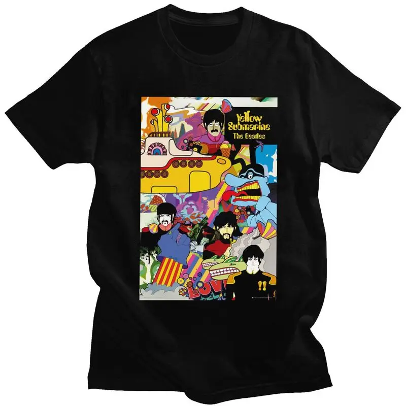 Custom Heavy Metal Rock The Beatle Tshirt for Men Short Sleeve T Shirt T-shirt 100% Cotton Tees Gift
