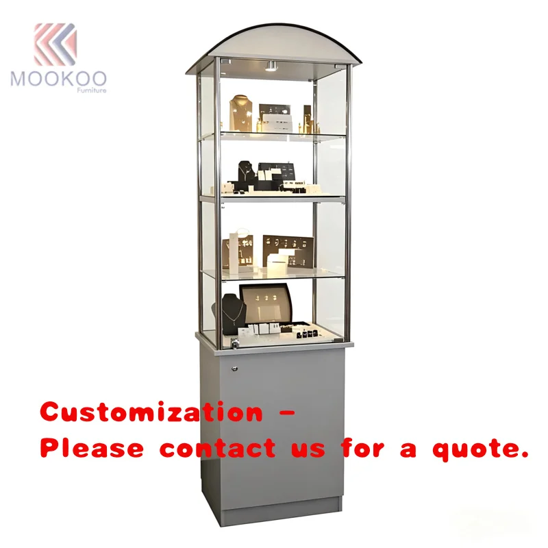 custom.Luxury Custom Jewelry Showroom Furniture Design Mall-MOOKOO ISO9001 Certified Factory Direct Sale