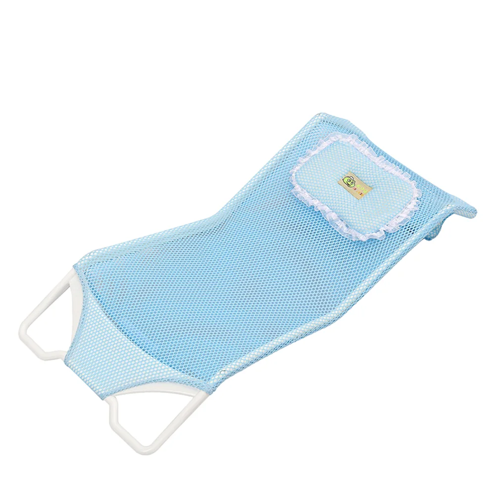 Support de siège de baignoire pour nouveau-né, sécurité anti-aldes pour bébé, coussin de bain de douche rose