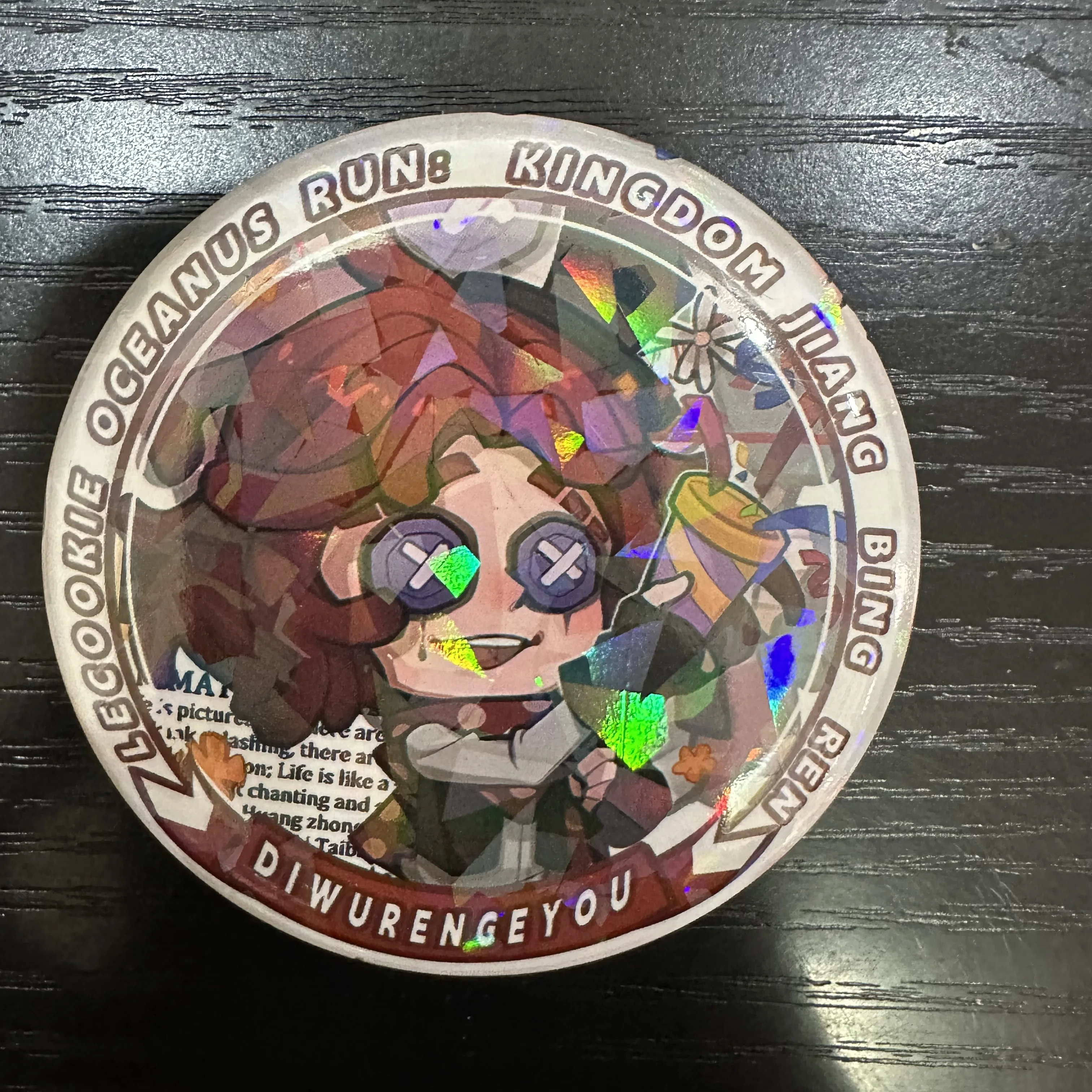 Cute Game Identity Ⅴ Figure Aesop Carl Norton Campbell Edgar Valden Cosplay Cartoon Metal Badge Kawaii Bag Pins Fans Gifts