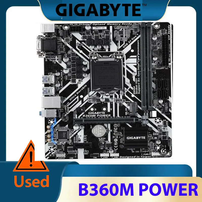 

Разъем для материнской платы Gigabyte B360M POWER LGA1151 Intel B360 DDR4 USB3.0 PCI-E 3.0