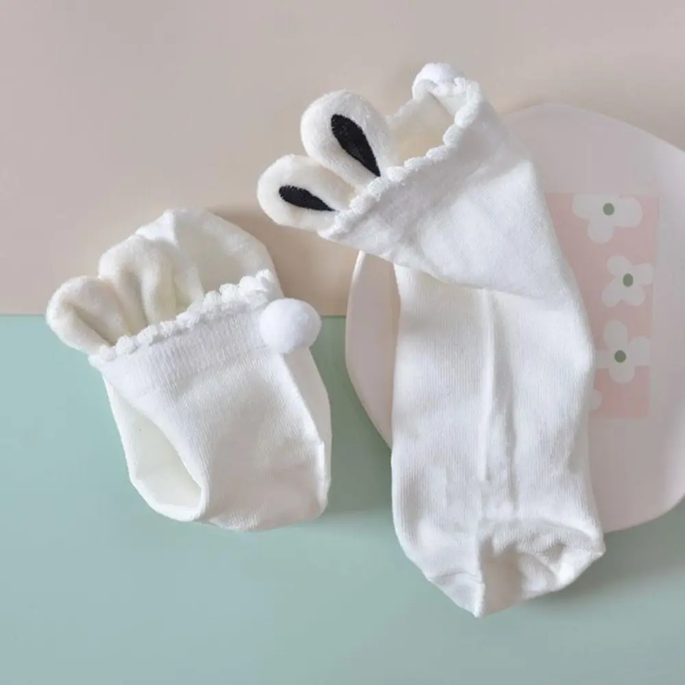 New Japanese Kawaii Lolita Socks Korean Style Cotton Rabbit Ear Sock Student Soxs Harajuku Cosplay Maid Animal Ears Sock