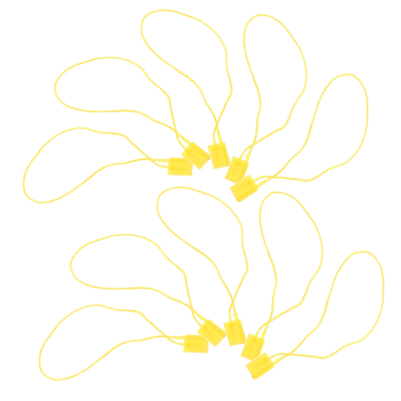 

950 Pcs Plastic Square Buckle Tag Clothing Brand Supplies Size Standard Tagging Fasteners Ties Store Clothes for