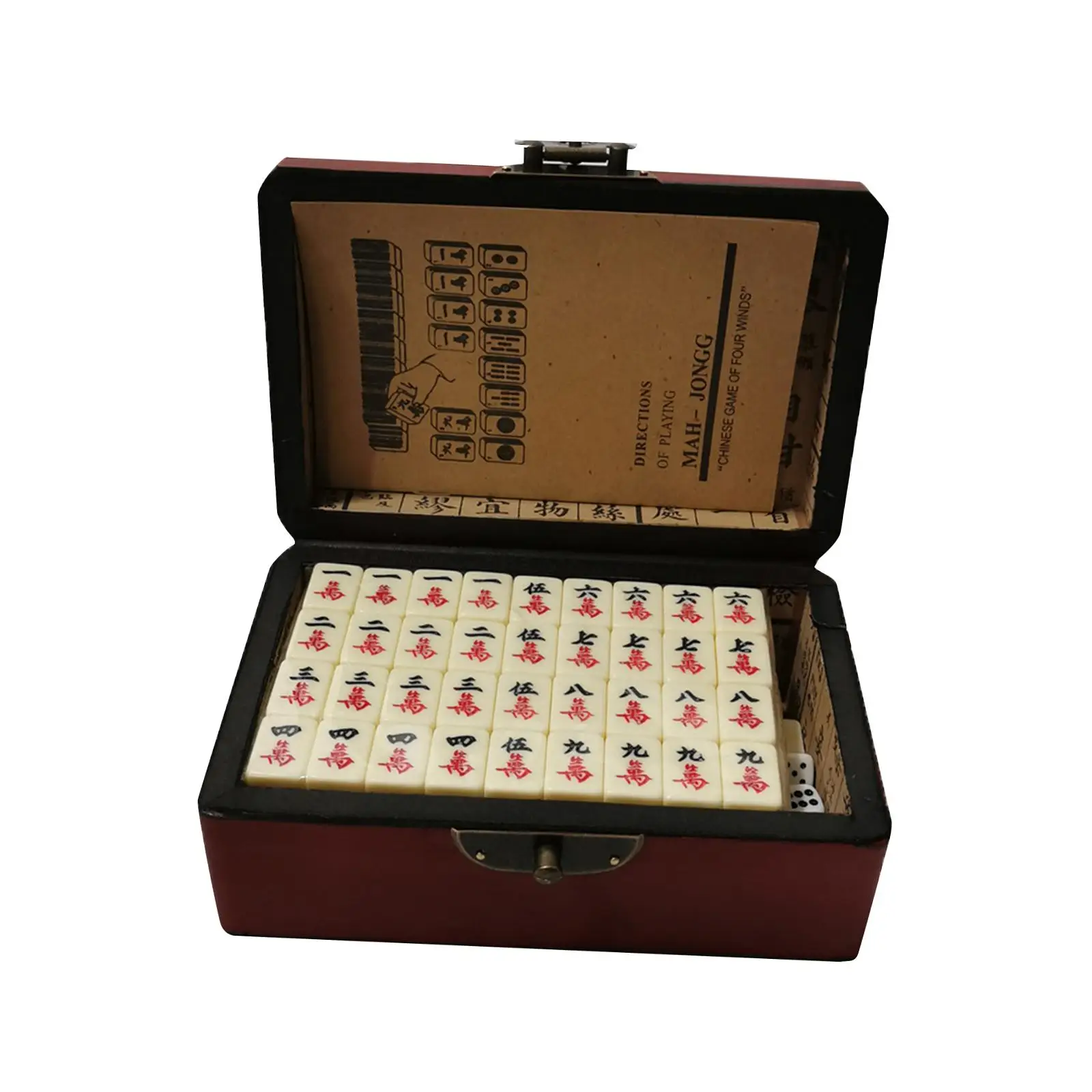 

Традиционный китайский набор маджонга, настольная игра, игра для отдыха, для домашних путешествий, один цвет