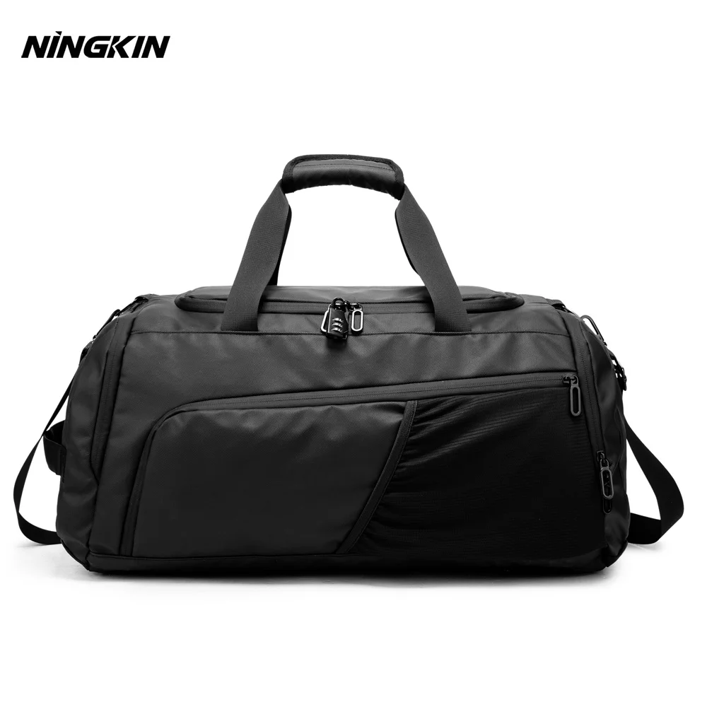 NINGKIN Gym Duffle Bag  Sports Duffel Bags Travel Weekender Bag for Men Women Overnight Sports Duffel Bags Dry Wet Separation