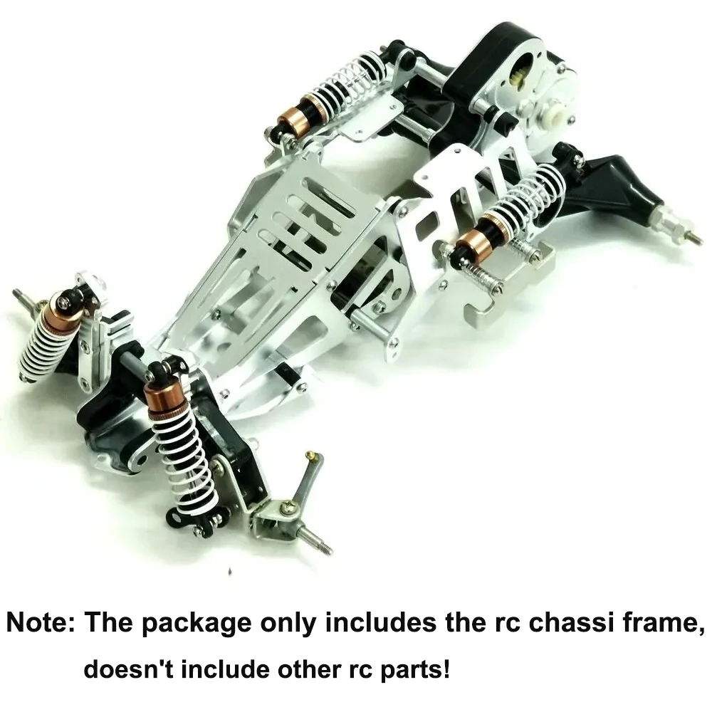 New RC Custom Aluminum Chassis Kit Suitable for TAMIYA 1/10 Buggy Frog/BlackFoot/Monster Beetle Upgrades Parts