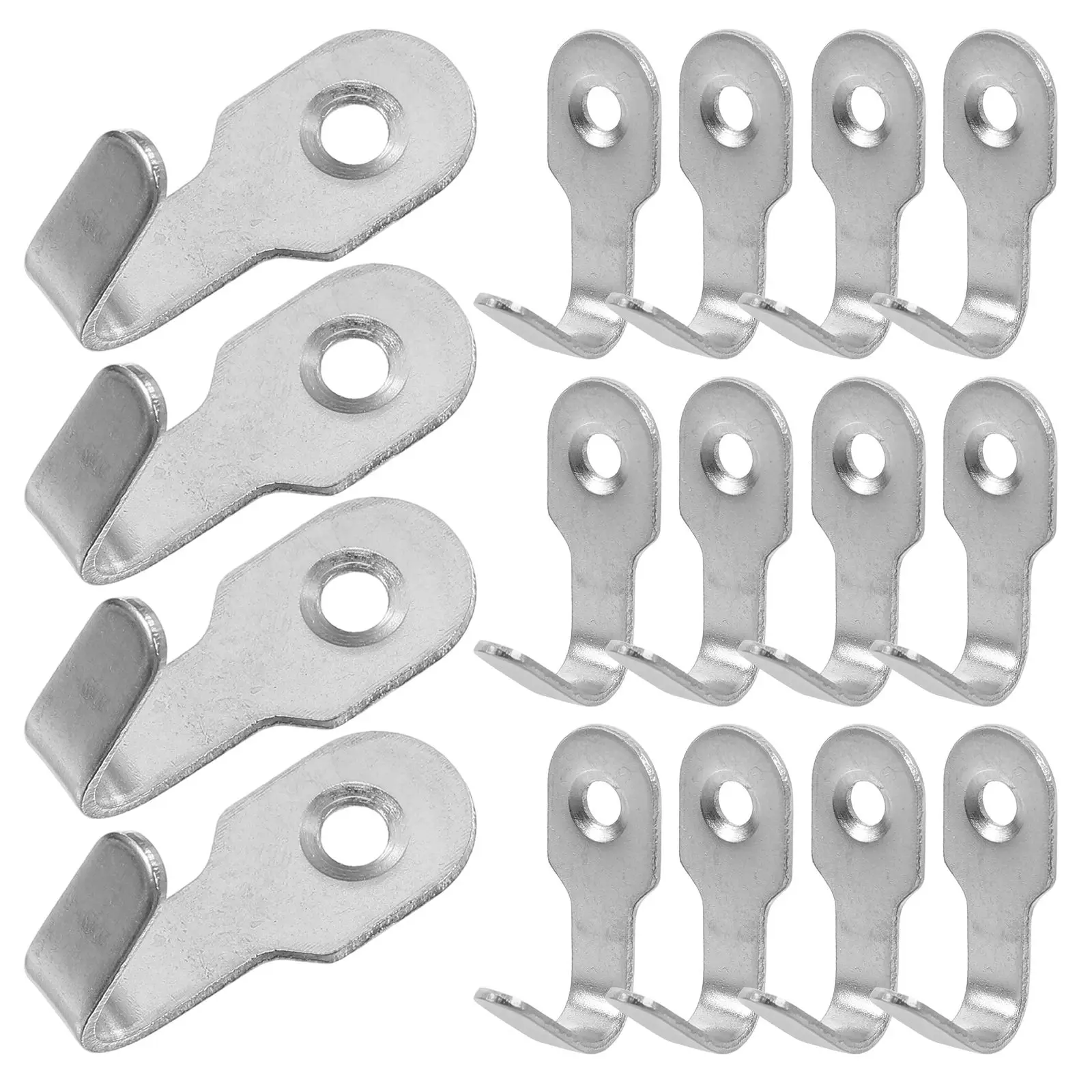 

20 Pcs Mini Hooks Stainless Steel Compact U Shaped Space Saving Kitchen Bathroom Closet Hanger Metal Wall Mount Hooks