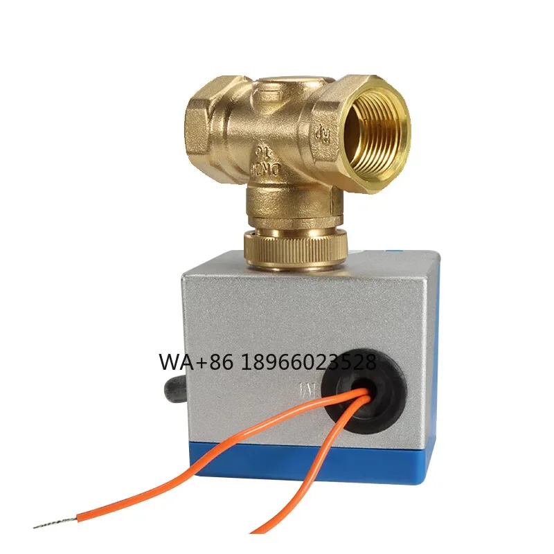 electric two-way ball valve AC220V central air conditioner fan coil three-wire two-control normally open normally closed