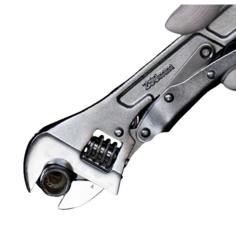 forceps movable wrench tool multi-function anti-skid locking movable wrench self-tightening movable wrench