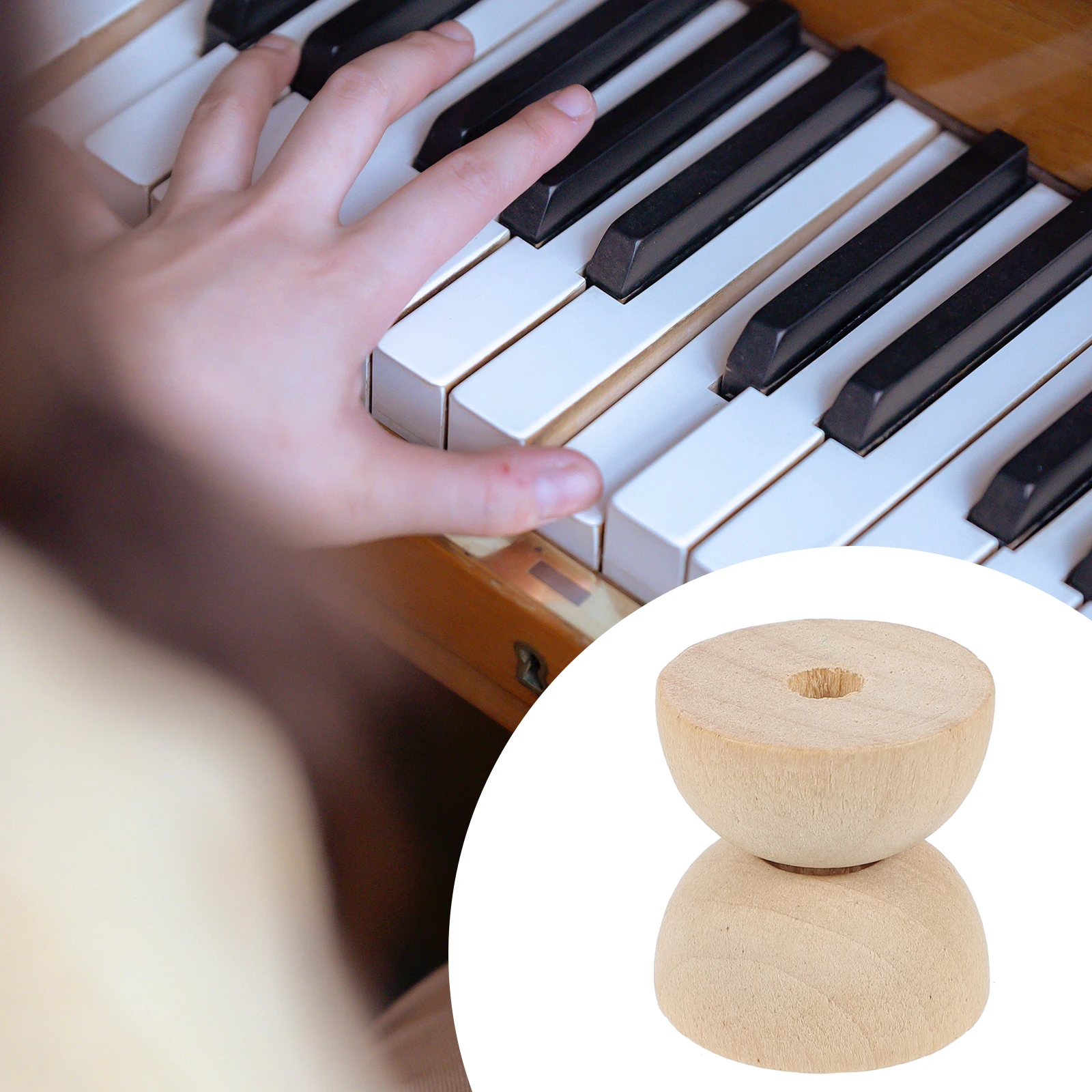 

10 Pcs Wood Piano Washers for Keyboard Balance Leveling Gaskets Stickers Replacement Parts Accessories Tuning Tools