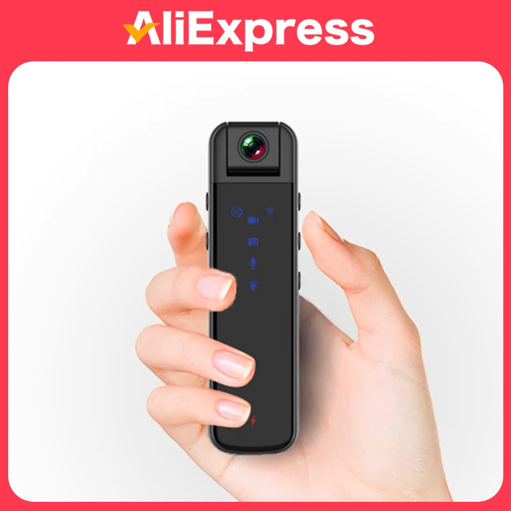 

Мини-камера HD 1080P с Wi-Fi, портативный маленький цифровой видеорегистратор, полицейский BodyCam, инфракрасная миниатюрная видеокамера ночного видения
