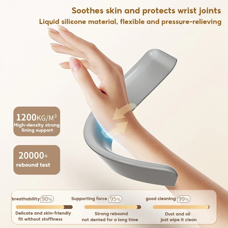 MoZhao Computer Stand Heat Dissipation Heightening Support Frame Macbook Lifting Folding Flat Wooden Silicone  Laptop Stand