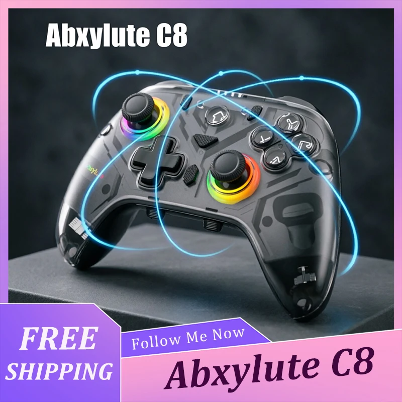 controller-di-gioco-abxylute-c8-con-joystick-a-effetto-hall-wireless-bluetooth-tri-modalita-impugnatura-ergonomica-per-pc-android-steam-deck-switch-ios