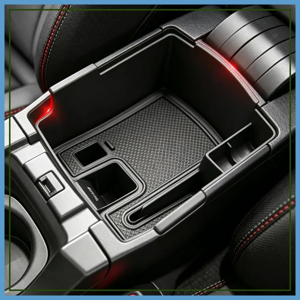 

Center Console Organizer for 2019-2026 Toyota Corolla/ 2022-2026 Corolla Cross, Car Armrest Storage Box Tray with Non-Slip Mats