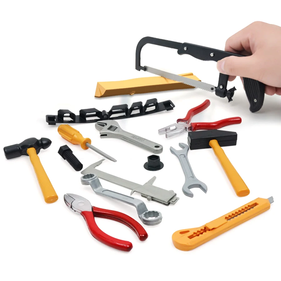 14 Stks/set Willekeurige Stijl Simulatie Reparatie Boorgereedschap Kinderen Spelen Speelgoed Plastic Onderhoudstool Schroevendraaier Kinderen Speelgoed