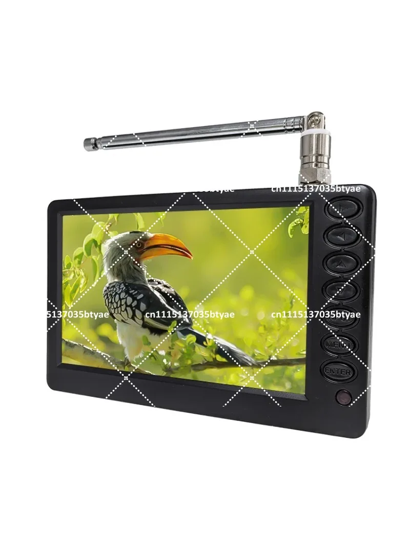 Small TV 5 Inch Portable LED Television Support DVB-T DVB-T2 ATSC ISDB Rechargeable Digital TV