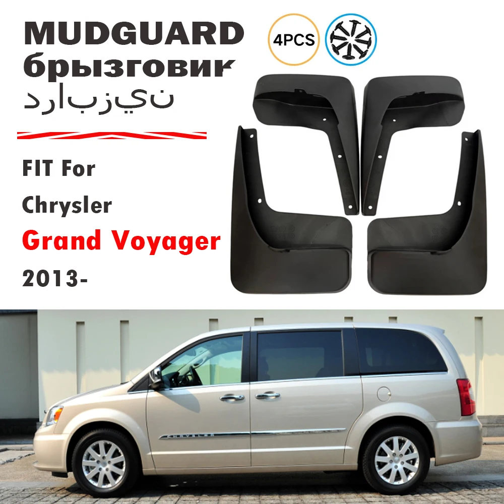 2013-2016 For Chrysler Grand Voyager Mudguard Fender Mud Flaps Guards Splash Mudflaps Car Accessories Front Rear 4pcs