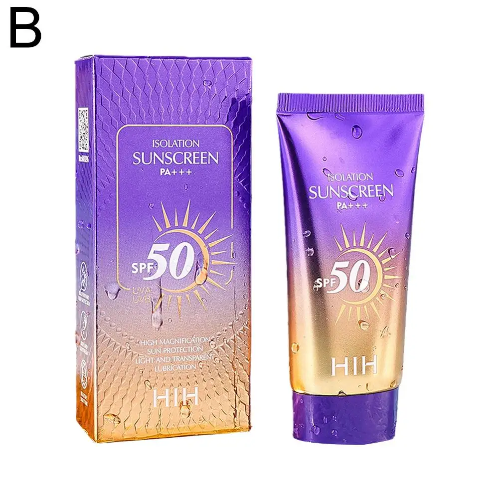 Spf50 + Whitening Zonnebrandcrème Waterdichte Gezichtszonnecrème Huid Dubbele Zonnecrème Verzorging Huid 60Ml Bescherm Zwart J2j8