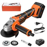 125mm 8500RPM Brushless Angle Grinder 20V Lithium-Ion Battery Machine Cutting Cordless Electric Angle Grinder Winter Power Tools