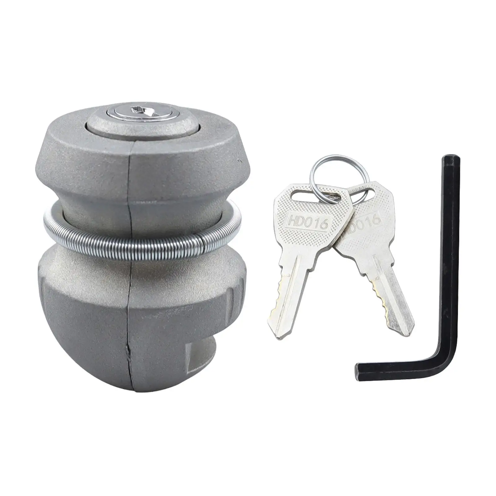 Trailer Part Coupling Lock Metal Trailer Lock Practical Ball Lock Trailer Lock for High Performance Durable Premium