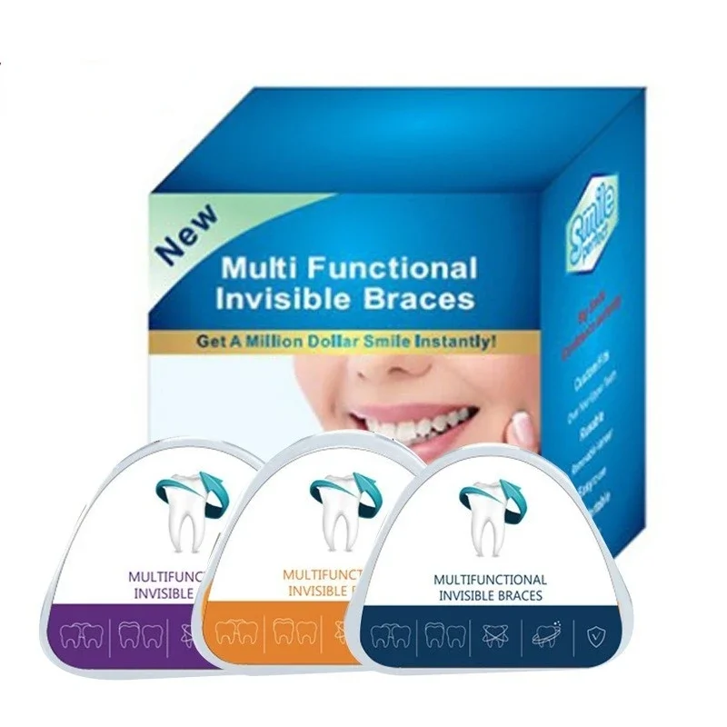 

Orthodontic Braces Dental Braces Smile Teeth Alignment Trainer Instanted Silicone Teeth Retainer Mouth Guard Braces Tooth Tray