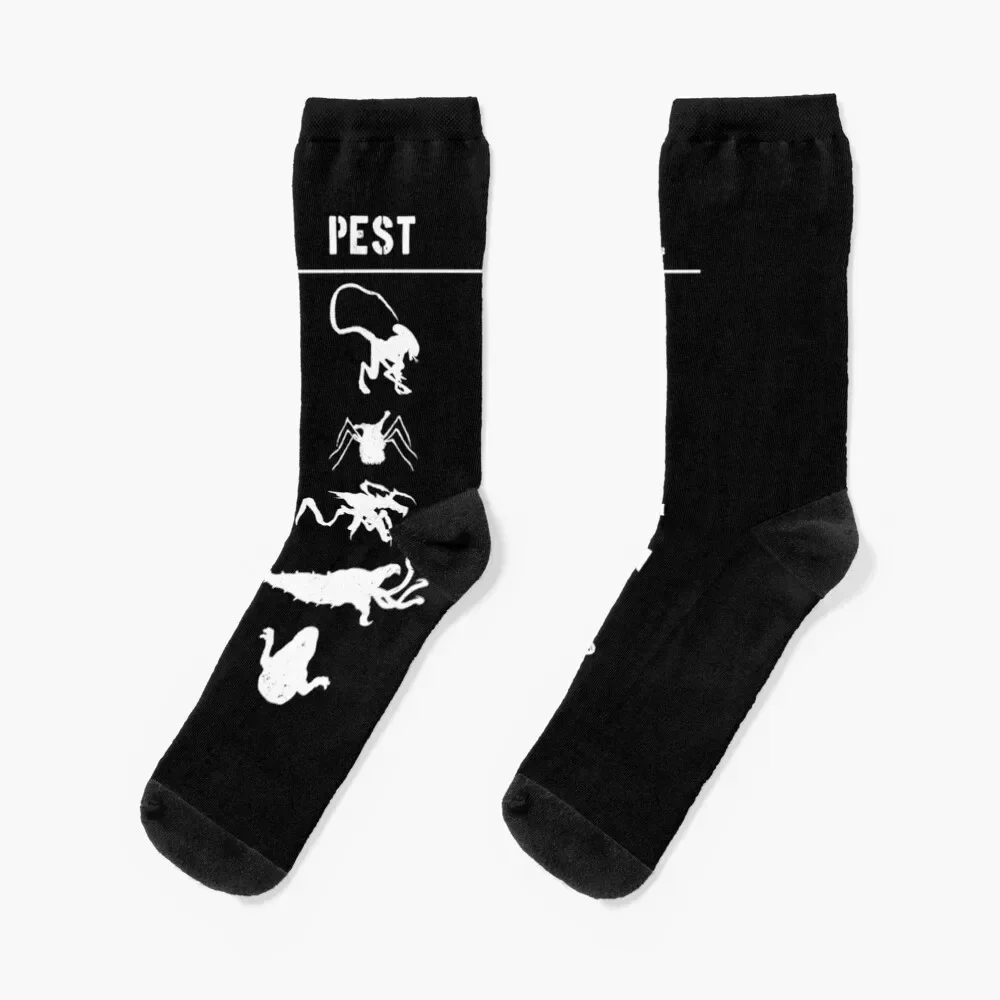 Pest Control - alternate Socks warm winter floral man heated Ladies Socks Men's