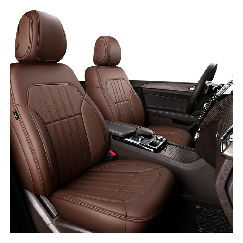 Made for Car Seat Covers for 5 Seats Leather Fit for Mercedes Benz W204 W205 W211 W203 W206 W210 W212 W213 W214 W176 W177