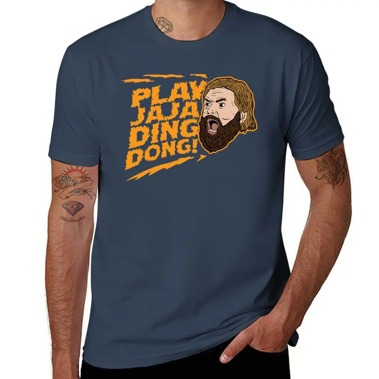 Play Jaja Ding Dong! T-Shirt t shirts for man graphic vintage t shirts for man cotton soft man t shirt heavy cotton T-Shirt