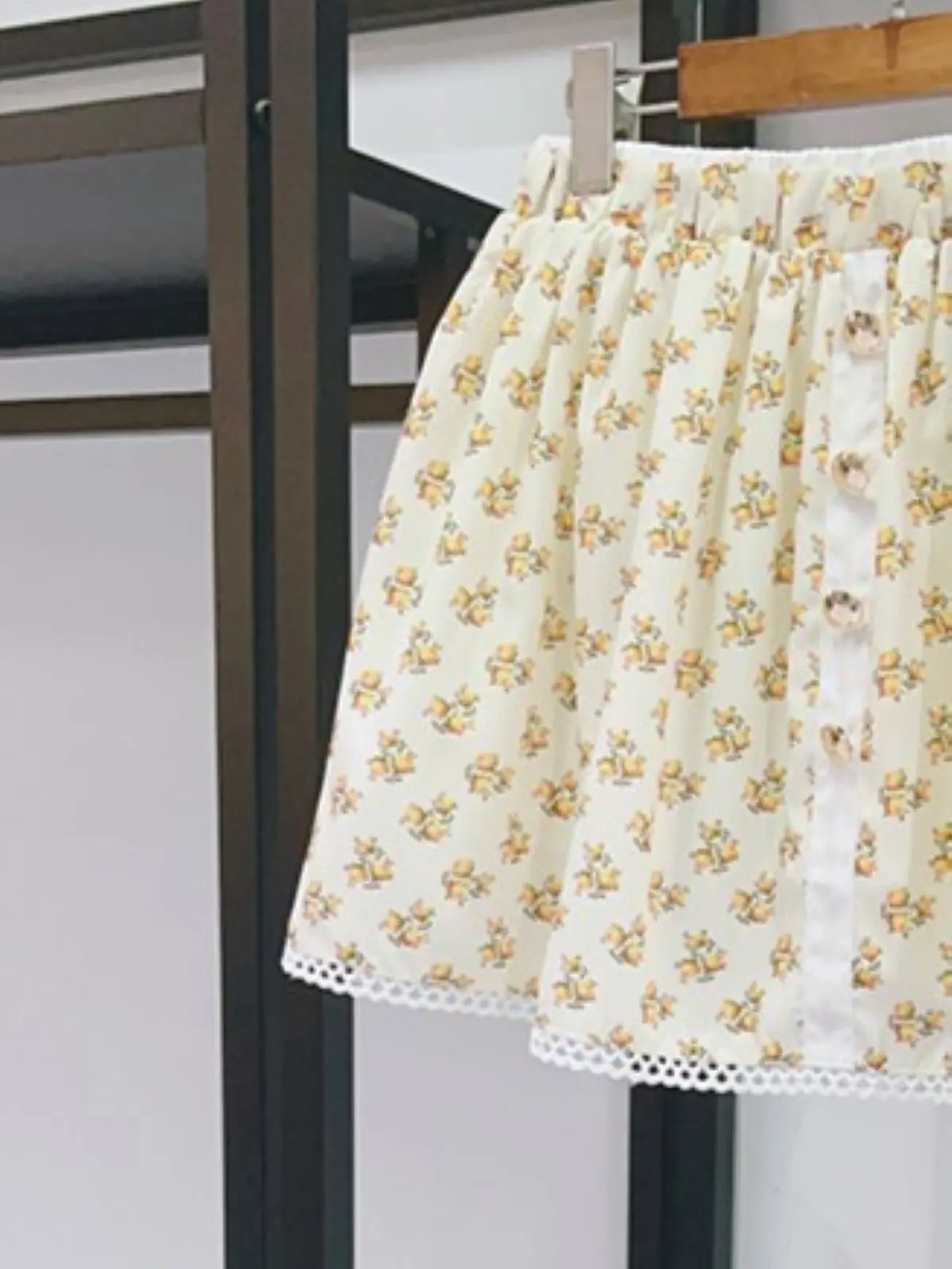 

Spring/Summer Women Polo Neck Floral Print Set Short Sleeve Single Breasted Shirt + High Waist Skirt + Sleeveless Mini Dress