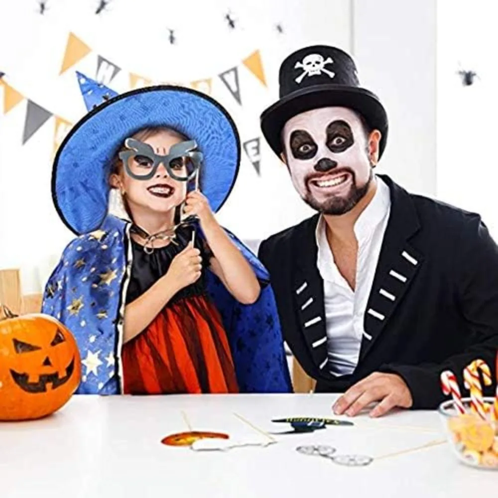 Peleryna czarodzieja, płaszcz czarownicy z kapeluszem i torbą z dynią, rekwizyty kostiumowe na Halloween dla dzieci na imprezę cosplay