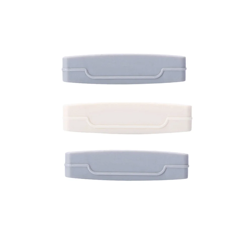 3 قطعة عصارة معجون الأسنان قسط Abs موزع أنبوب قابل لإعادة الاستخدام لمعجون الأسنان كريم اليد صبغة شعر الطارد المحمولة #4