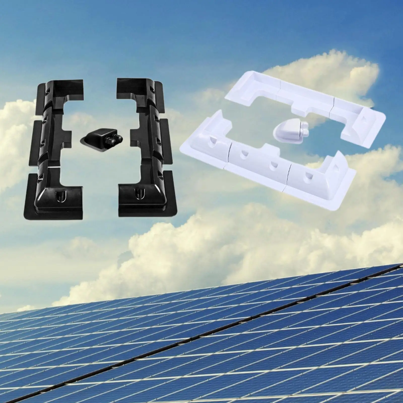 

Solar Panel Mounting Brackets Kit Sturdy for Garages Camp Vans Caravans