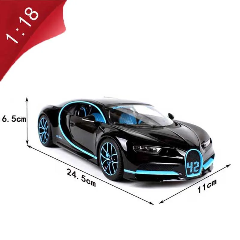 

1:18 proportion metal vehicle car alloy die-casting Bugatts sports car model adult child boys toys collection gift exhibition
