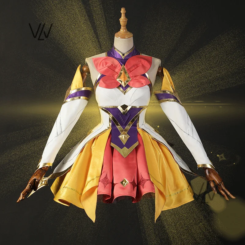 

LOL Star Guardian Seraphine Cosplay Costume Game LOL Seraphine Wig Shoes Cosplay Outfit Women Halloween Carnival Suit New Skin