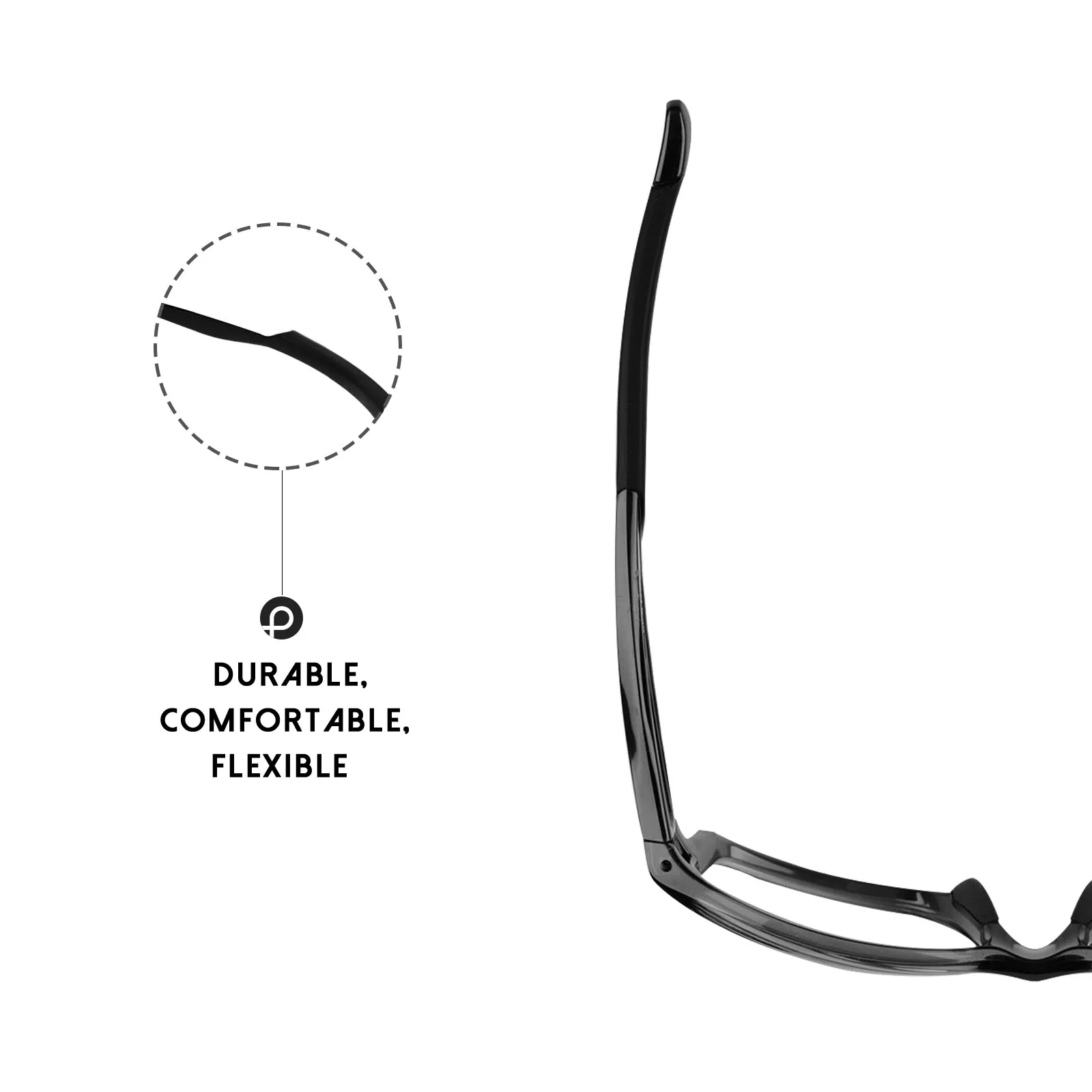 Bsymbo Rubber Kit Replacement Ear Socks & Nose Pads for-Oakley Chainlink OO9247 Sunglasses Frame