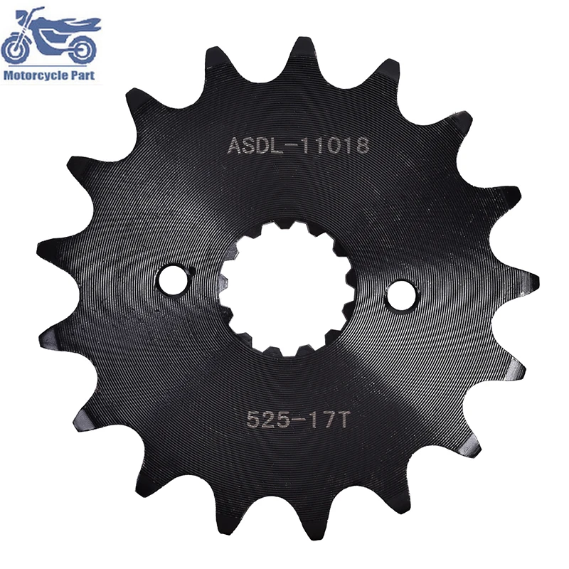 525-17T 525 17 Tooth 17T Drive Front Sprocket Gear For SUZUKI GSR750 GSR750Z GSX-R750 DL1000 GSX-R1000 GSX-S750 GSX-S1000 2018