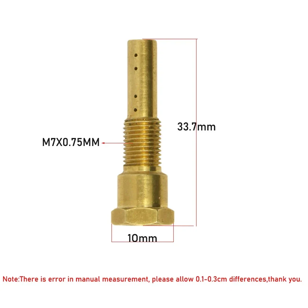 Atomiser Main Nozzle 8/12/16/18/30 Holes For keihin PWK OKO PE FCR Sudco KOSO Emulsion Tube Carburetor Jetnozzle 2T  Pulverizer