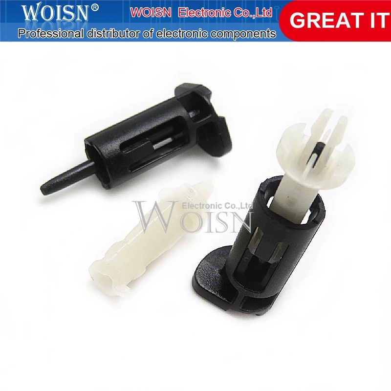 10 шт./лот 775 пластиковая пряжка вентилятор пластиковая пряжка 775CPU вентилятор клей гвоздь радиатор пряжка для ног