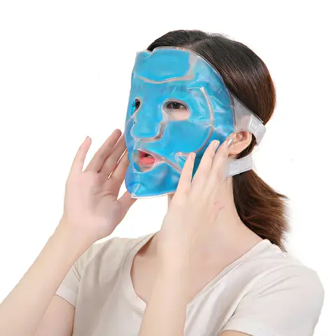 Cold Gel Face Mask Beauty Ice Compress Anti Wrinkle Puffiness SPA Facial Cooling Mask Relaxation Face Skin Care Products