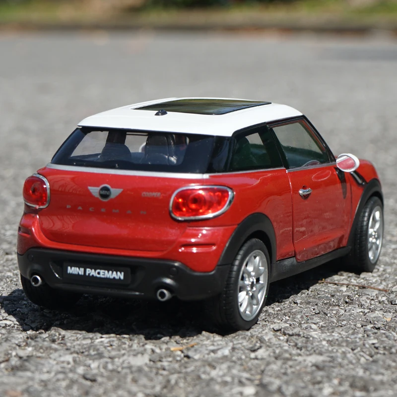 WELLY 1:24 BMW MINI Cooper S Paceman Classic Alloy Car Model Diecast Metal Toy Vehicles Car Model Simulation Childrens Gift B38