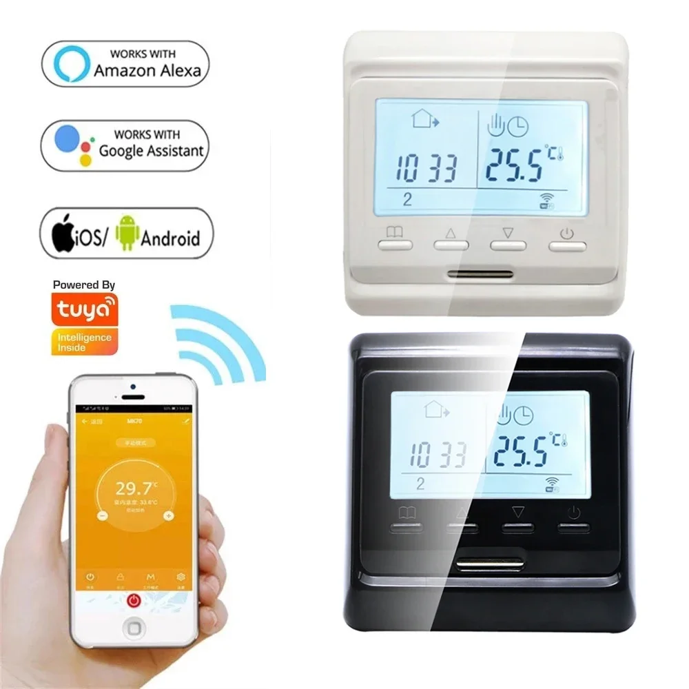 MINCO HEAT Underfloor Heating Electric WiFi Thermostat Programmable Digital Temperature Controller