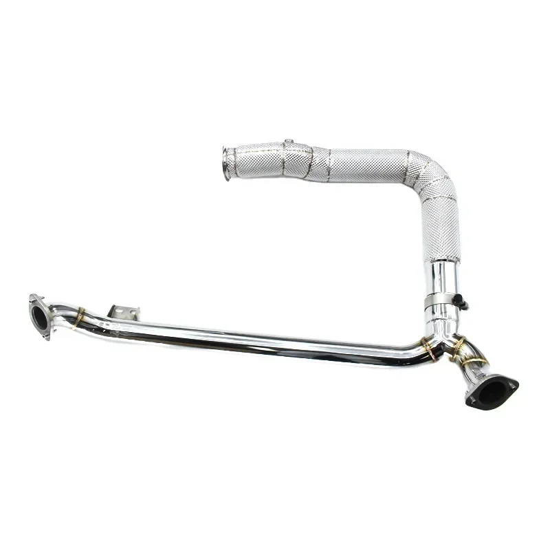 

Section High flow Pipes Exhaust Pipes branch downpipe Exhaust Pipe with For 718 2.0T 2016