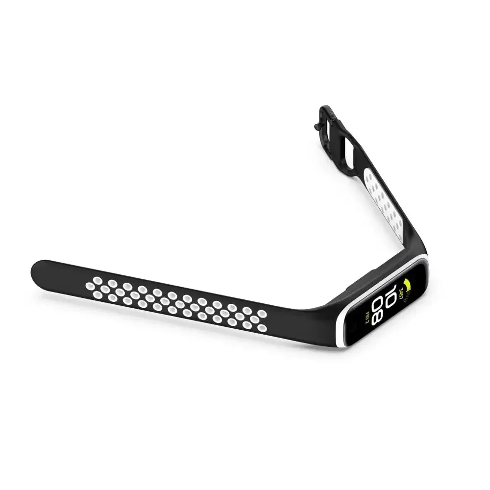 سوار معصم مزدوج اللون بديل من السيليكون لملحقات Samsung Galaxy Fit 2 SM-R220