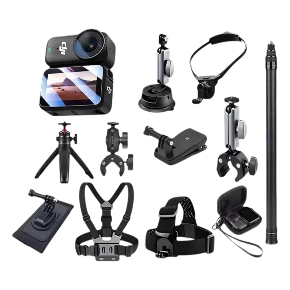 AliExpress Accessories kit For DJI OSMO NANO Hanging neck stand selfie stick chest head wearing cycling shooting accessories Tripod Camera