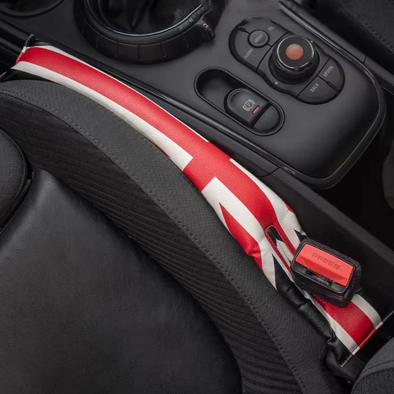For Mini Cooper Accessories R50 R52 R53 R55 R56 R60 R61 F54 F55 F56 F60 Clubman Car Seat Gap Filler Leather Soft Side Seam Plug
